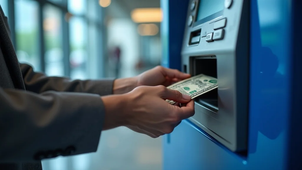 Hands withdrawing money from ATM joint bank account