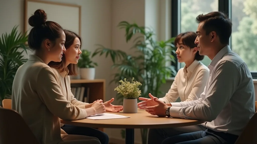 Parent mediation session during a custody dispute to avoid escalation