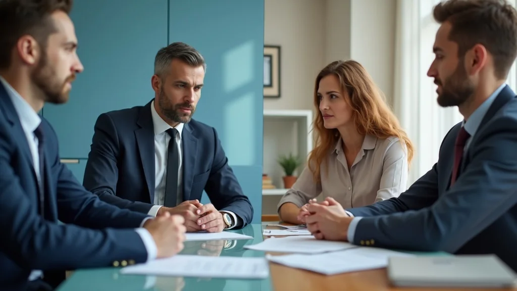 divorce lawyer supporting client vs individual struggling with self-preparation for mediation