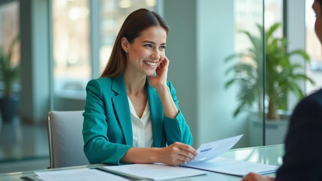 Woman confidently opening a new bank account after experiencing financial control during divorce